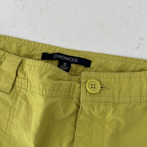 Chadwick's Cropped/Capri Cargo Pant Size 10 - Picture 2 of 5
